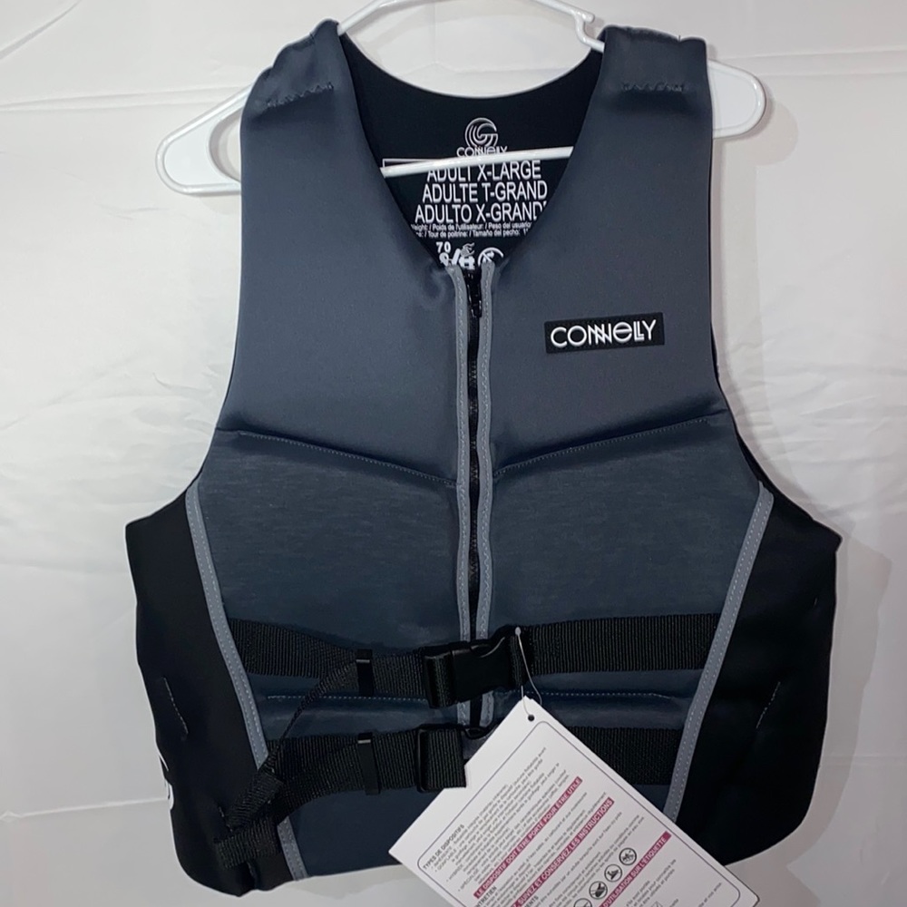 NWT! !Mens Connelly Classic Neo Life Vest Jacket Size XL Chest 44”-48”